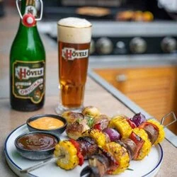Bratwurst Gemüse Spieße Rezept