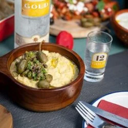 Fava, griechischer Dipp aus Platterbsen für Ouzo12 Rezept