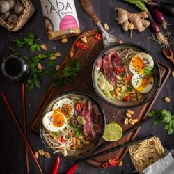 Ramen Suppe mit Tataki Steak