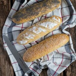 Ein Rezept für Sandwich Baguettes