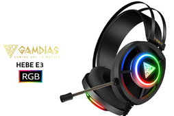 GAMDIAS HEBE E3 AUX / LIGHTING BLACK HEADSET