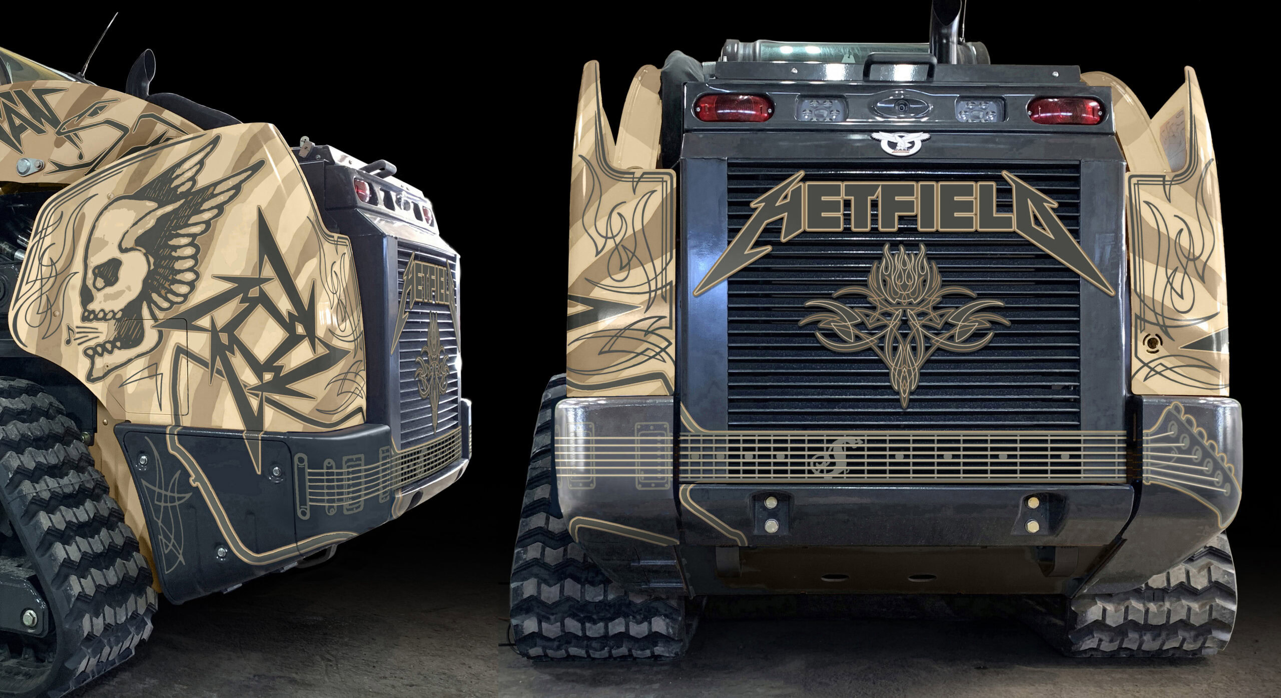 CASE Customizes CTL for Metallica's James Hetfield