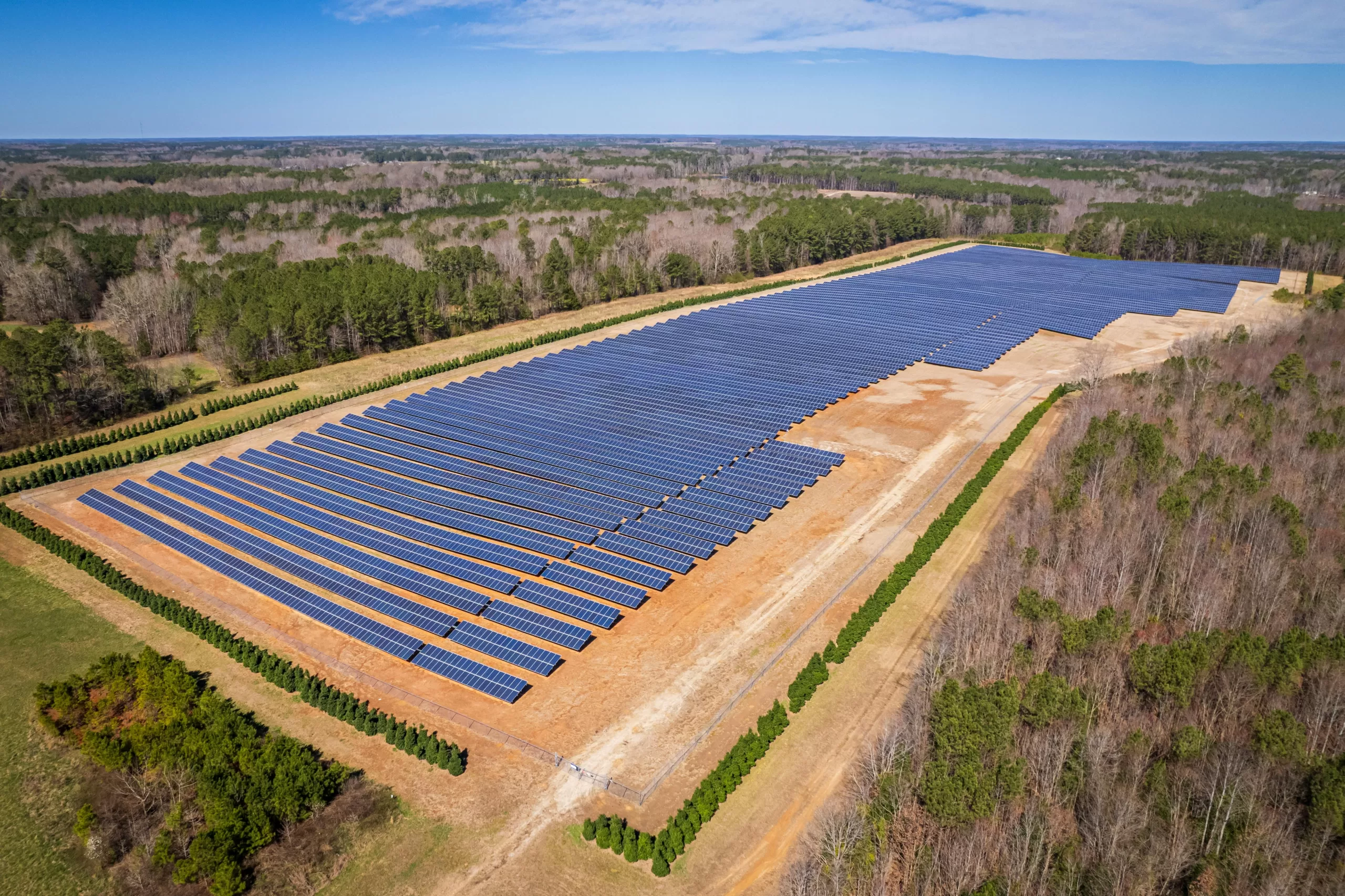 Solar panels representing renewable energy