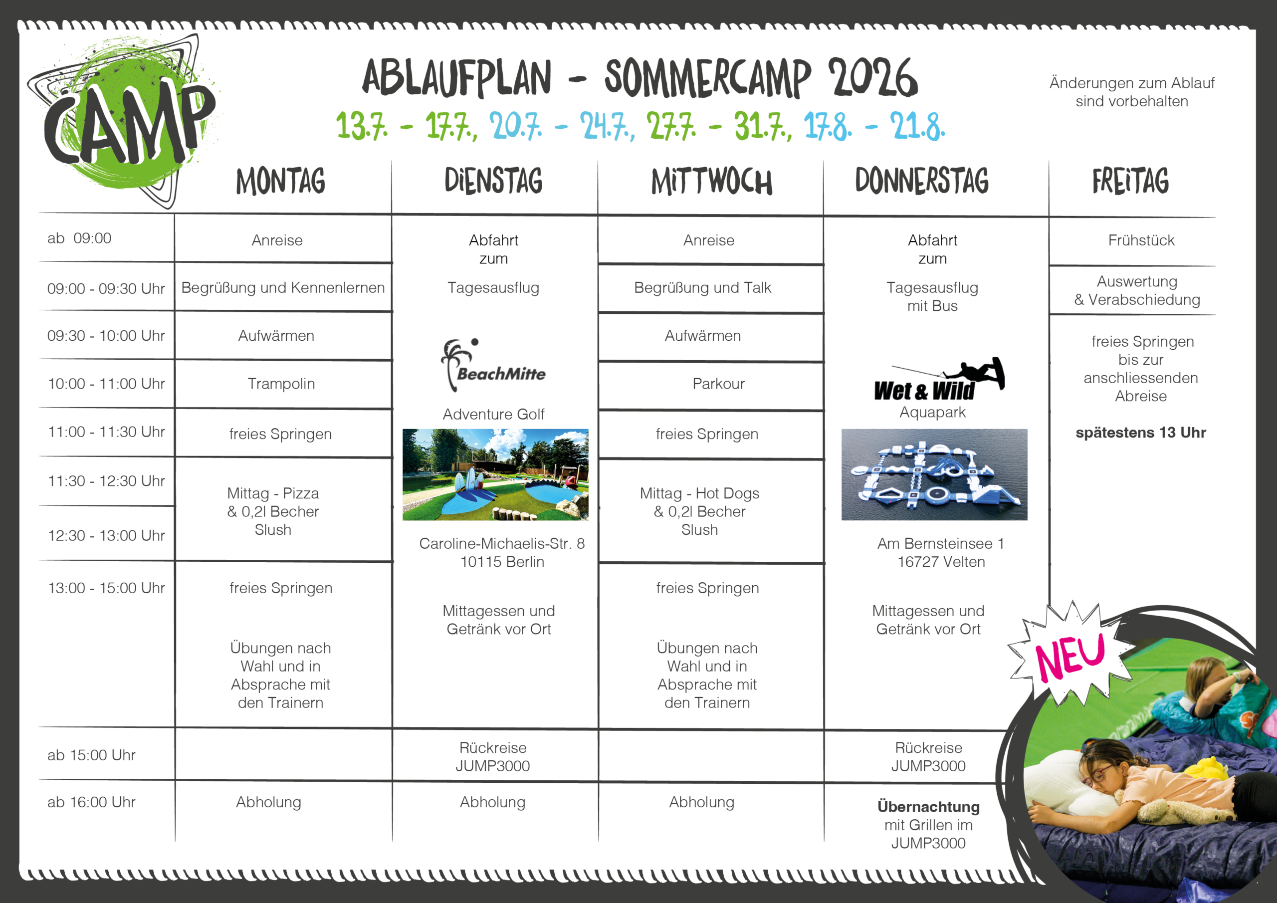 Sommercamp_Ablaufplan