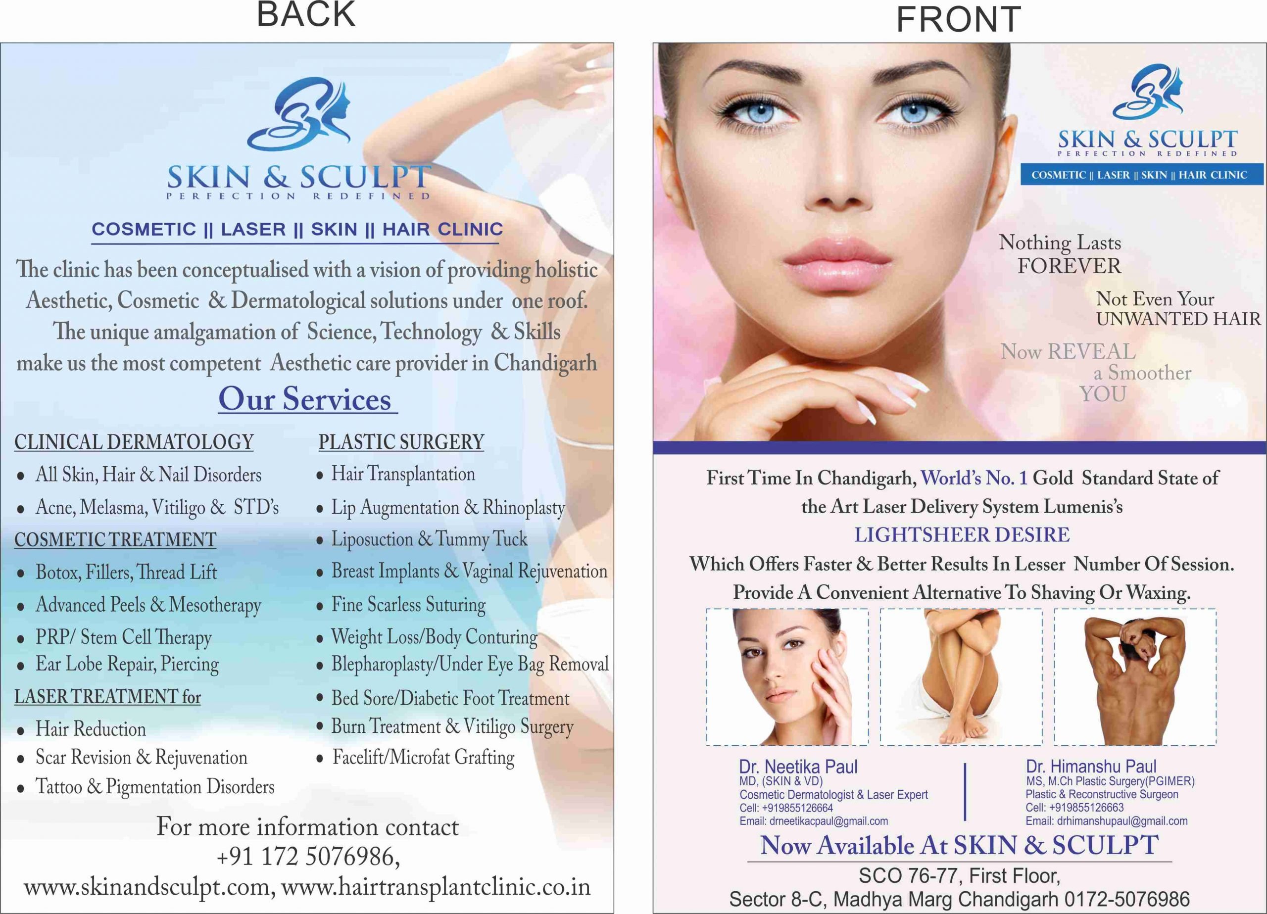 Read more about the article ONE STOP SOLUTION FOR ALL YOUR SKIN, COSMETIC AND PLASTIC SURGERY CONCERNS