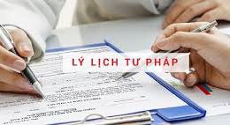 Thủ tục xin cấp phiếu lý lịch tư pháp theo yêu cầu cá nhân