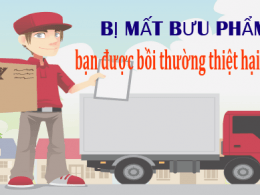 Bồi thường khi thất lạc bưu phẩm