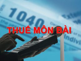 Địa điểm kinh doanh có nộp lệ phí môn bài hay không?