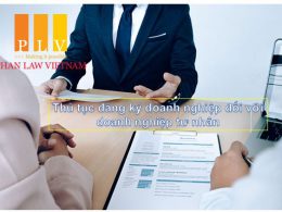 Thủ tục đăng ký doanh nghiệp đối với doanh nghiệp tư nhân