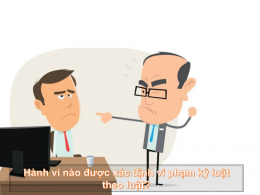 Vi phạm kỷ luật là hành vi có lỗi của chủ thể trái với các quy chế, quy tắc xác lập trật tự trong nội bộ cơ quan, tổ chức, tức là không thực hiện đúng kỷ luật lao động, học tập, công tác hoặc phục vụ được đề ra trong nội bộ cơ quan, tổ chức đó.