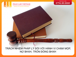 Trách nhiệm pháp lý đối với hành vi chậm mộp, nợ BHXH, trốn đóng BHXH