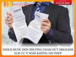 NLĐ tự ý nghỉ 5 ngày làm việc nhưng không liên tiếp thì NSDLĐ có được đơn phương chấm dứt HĐLĐ hay không?