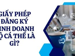Giấy phép đăng ký kinh doanh hộ cá thể là gì?