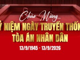 Chúc mừng ngày thuyền thống Tòa án nhân dân.