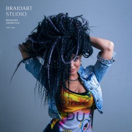 чёрные афрокудри