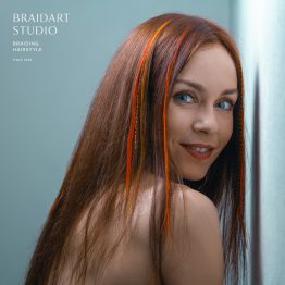 Перья в волосы