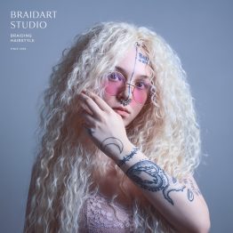 Светлые афрокудри