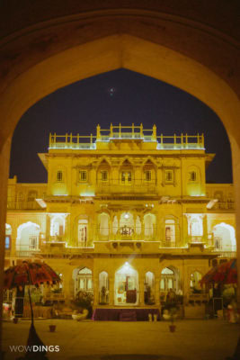 destination wedding photography by wowdings at chomu palace, jaipur