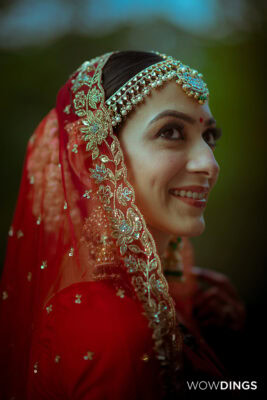 Natural Artistic bridal portrait