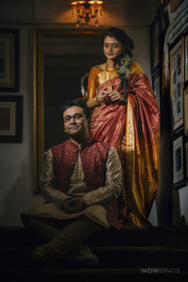 Bengali couple at heritage hotel of Kolkata