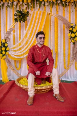 Italian groom in cross culture wedding photography in kolkata