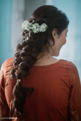 muslim bride wearing traditional attire