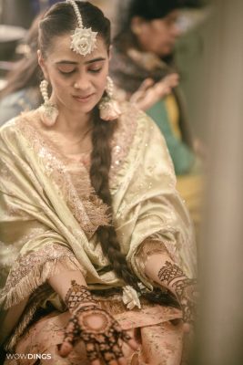Mehendi ceremony of a muslim wedding