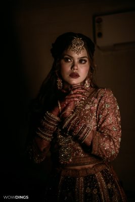 muslim bride in wedding day