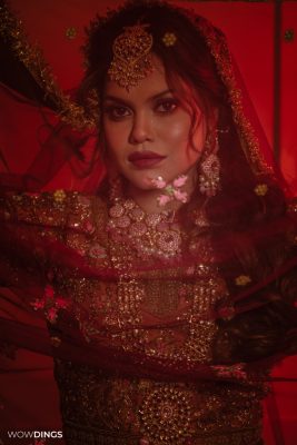 muslim bride in wedding day