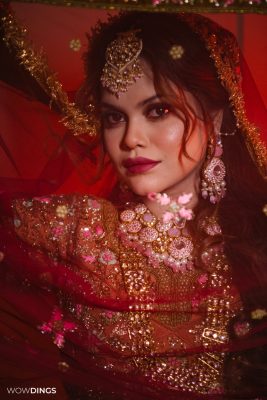 muslim bride in wedding day