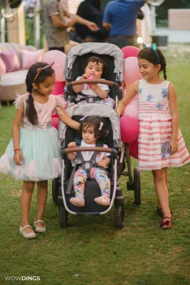 Delhi birthday party in daylight