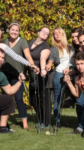 Campus golf!