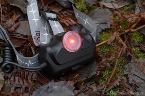 Batteripack på Max Trail Headlamp