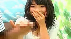 Amateur Girl’s Blush Handjob Institute