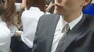 Hottest Japanese girl Kotomi Asakura, Hitomi Kitagawa, Mahiro Aine in Best Handjobs, Blowjob JAV scene