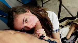 A young chick Anal experienced incredible pleasure at a casting.
