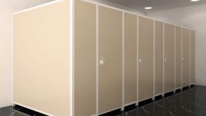 pvc cubicle toilet