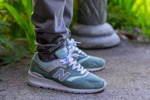 New Balance 997 Less Is More Mint wdywt on feet