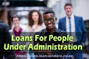 Loans for people under administration