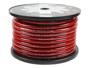 CCA PCR 4 - 1m CCA Stroomkabel - 21,4mm² Rood