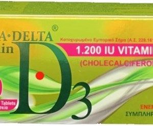 Medichrom Bio Extra Delta Vitamin D3 1200iu x60 ταμπλέτες