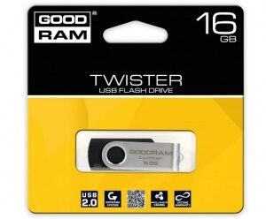 GOODRAM TWISTER 16GB Czarny USB2.0