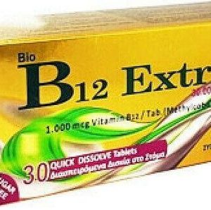 Medichrom Vitamin B12 Extra 1000mgc 30 Δισκία