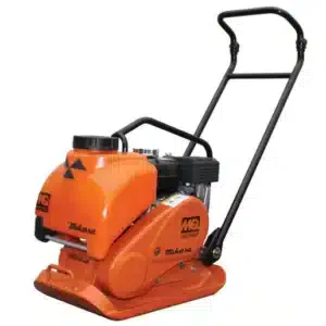 Multiquip MVC82VHW forward plate with 18-inch water tank and Honda power. Industrial-grade compaction machinery for sale in Houston, ideal for sub-base and hot-mix asphalt applications.