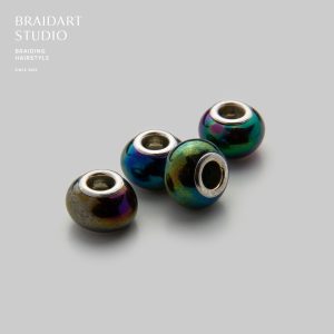 Бусина для дред и кос бензиновая