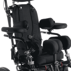 Standard back support panel providing basic upright postural support in specialist seating system