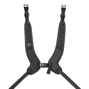 Shoulder harness accessory used to provide upper body support and improve trunk and shoulder stability in specialist seating