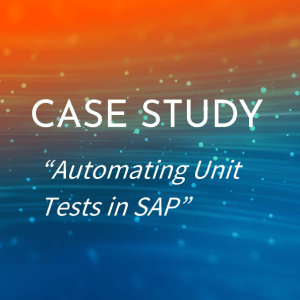 Automating Unit Tests in SAP case study image Automating Unit Tests in SAP case study image