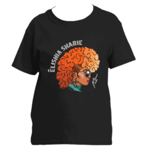 Élishia Sharie store merch - Phoenix Rises Youth black tee