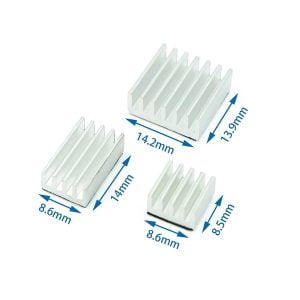 Kit radiateur de refroidissement en aluminium pour Raspberry Pi 4